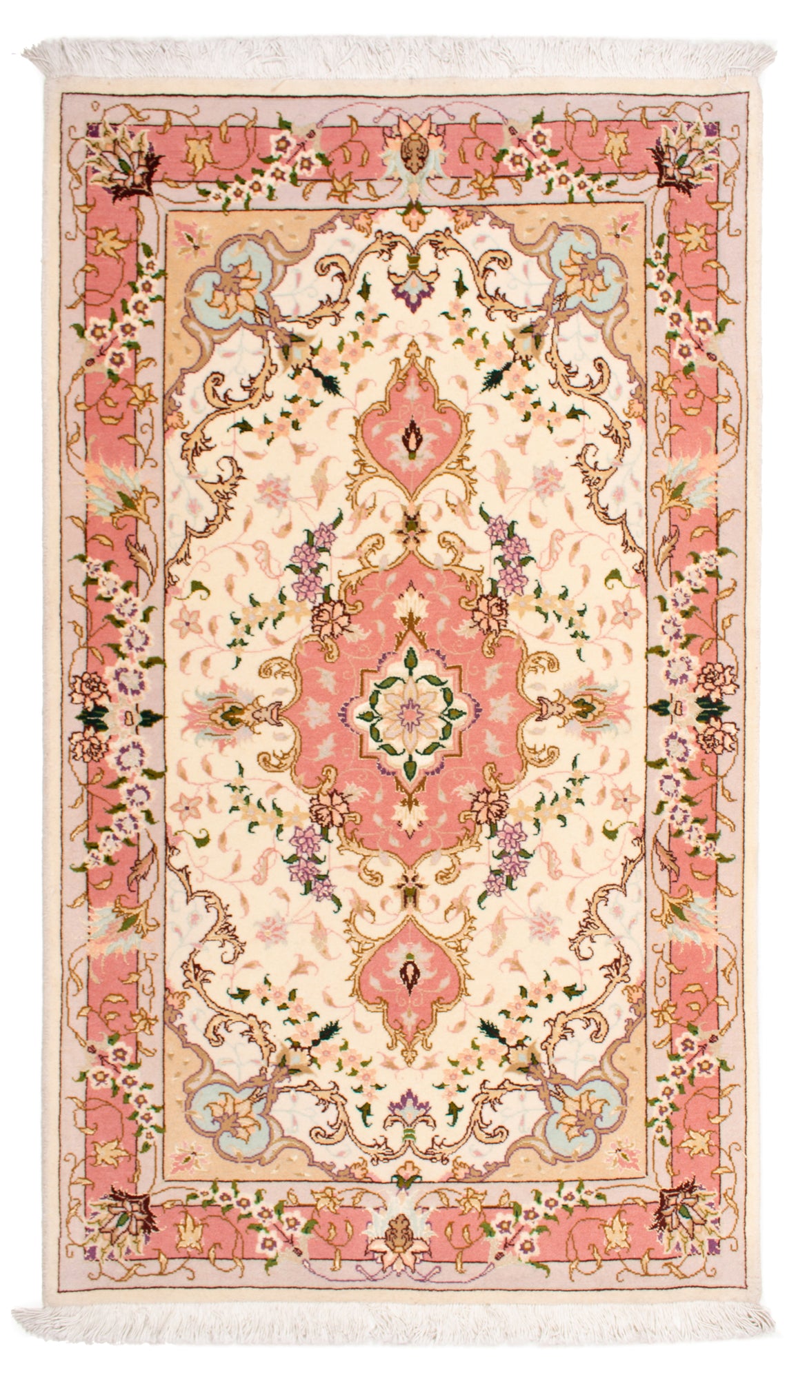 Alfombra Persa Tabriz 50Raj | 131 x 74 cm