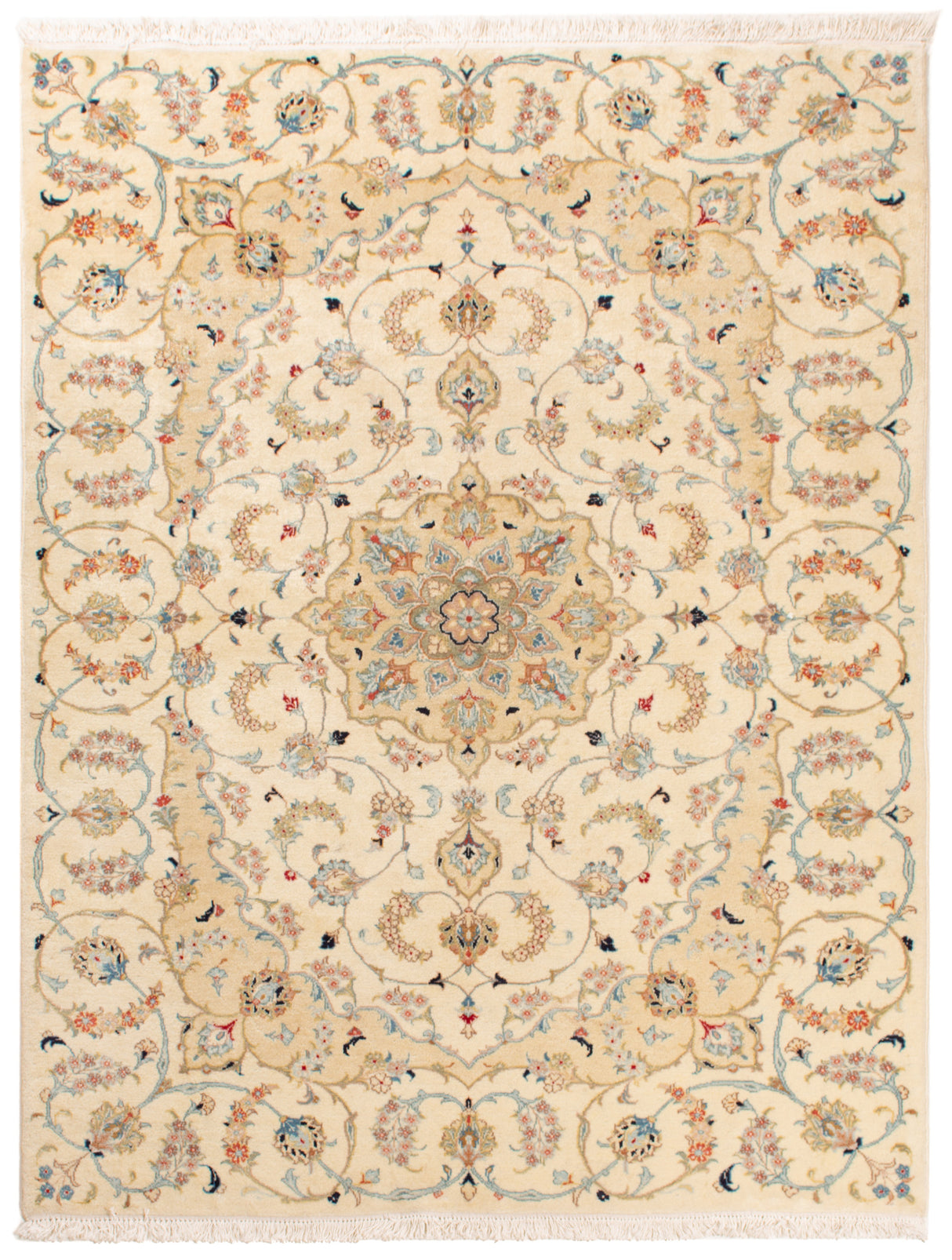 Alfombra Persa Kashan | 203 x 157 cm