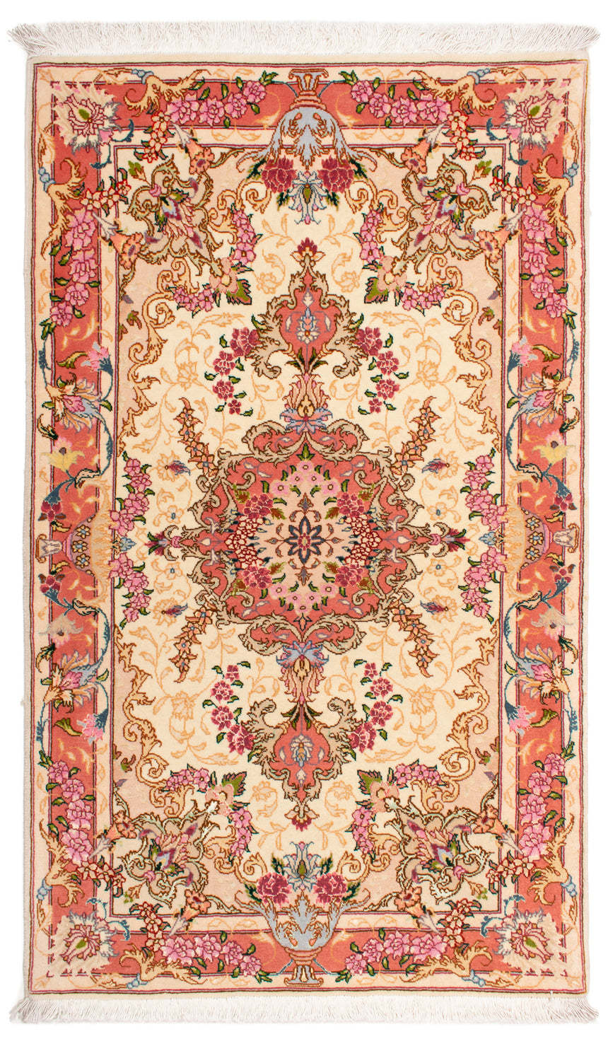 Carpetes persas Tabriz 50Raj | 126 x 76 cm