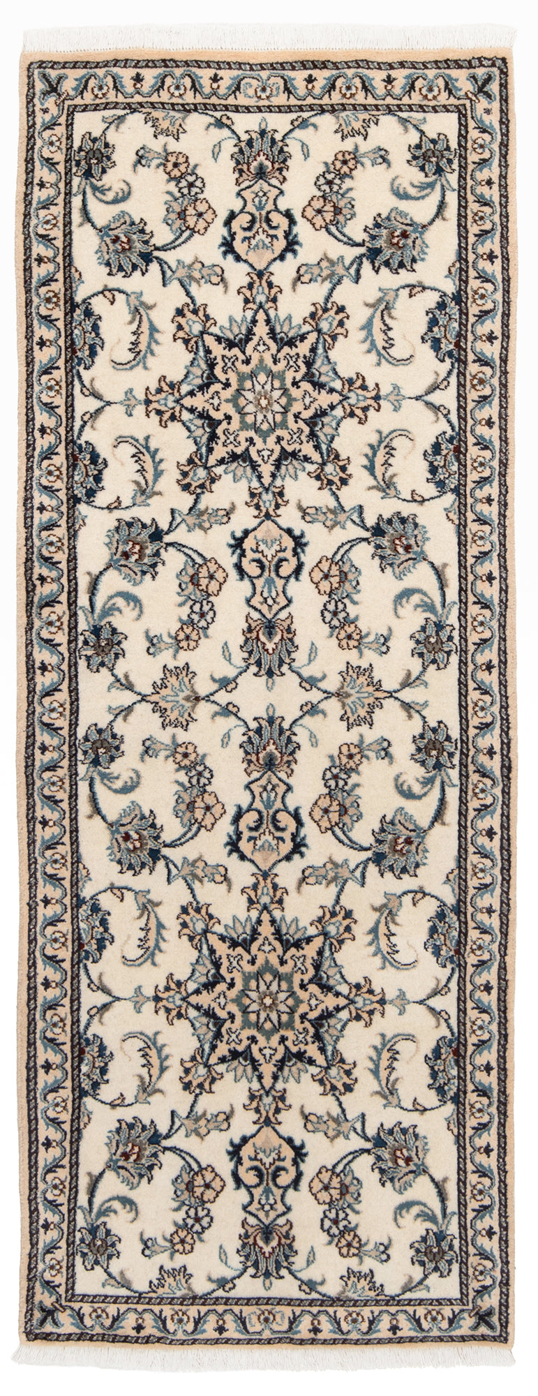Alfombra persa Nain | 215 x 82 cm
