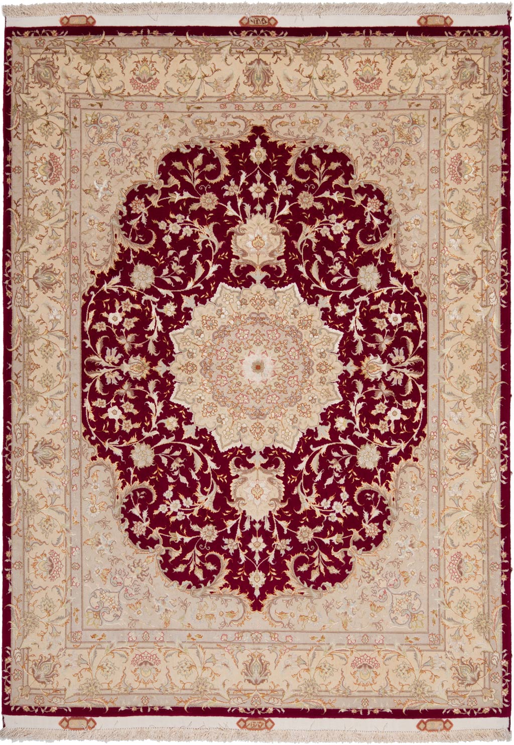 Carpetes persas Tabriz 50Raj | 202 x 145 cm