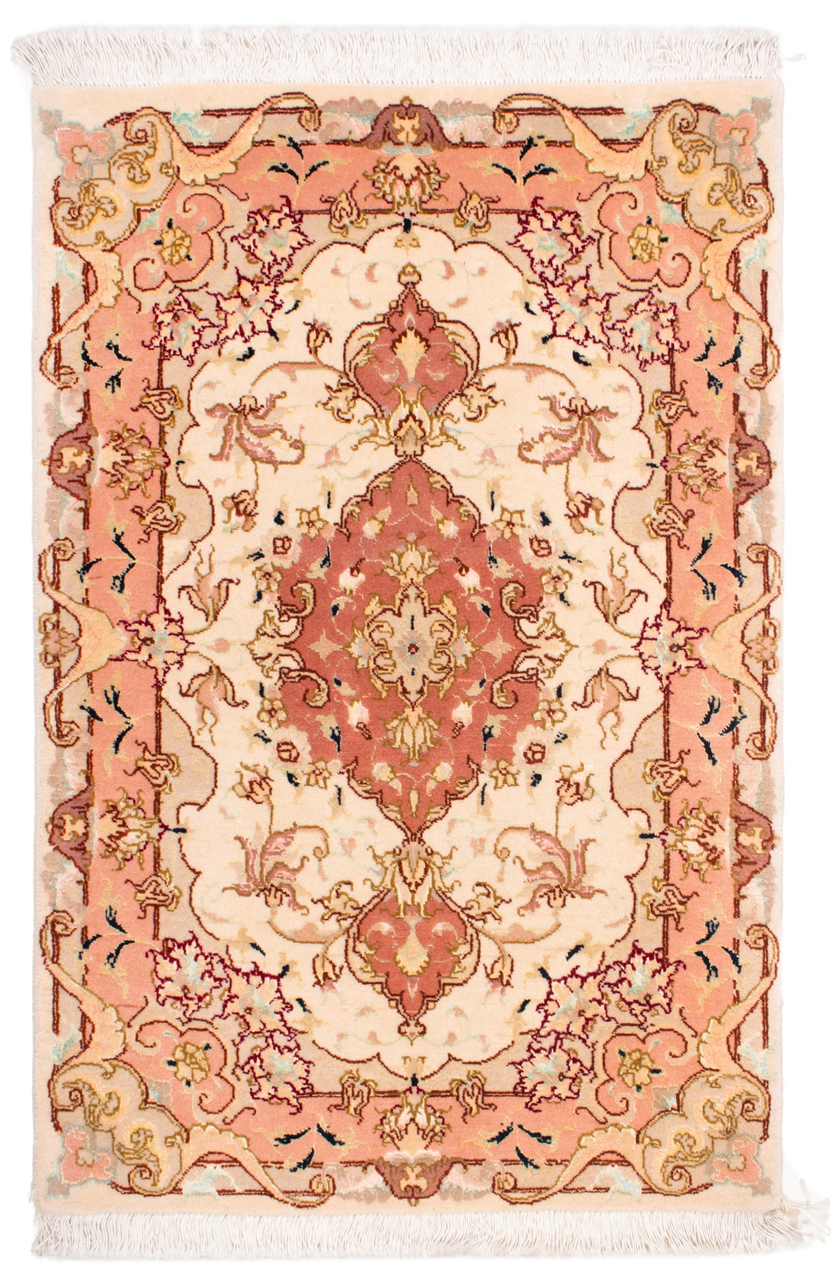 Alfombra Persa Tabriz 50Raj | 91 x 59 cm