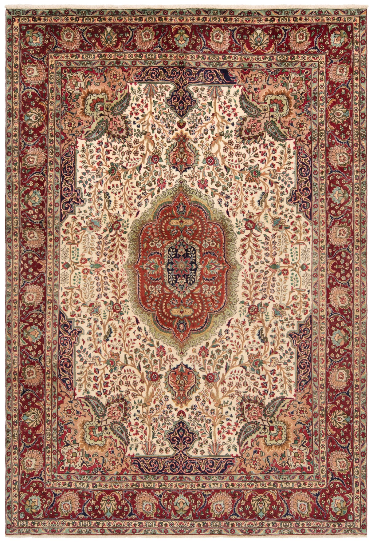 Tabriz do tapete persa | 348 x 240 cm