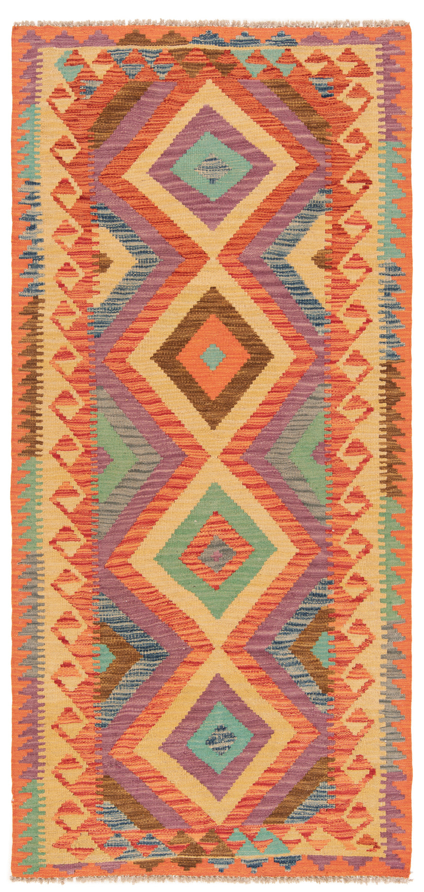 Kilim afgano | 204 x 97 cm