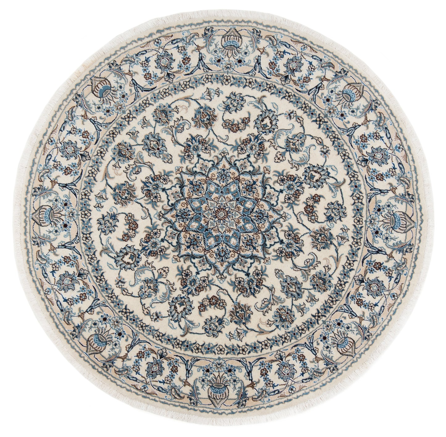 Alfombra persa Nain | 202 x 200 cm