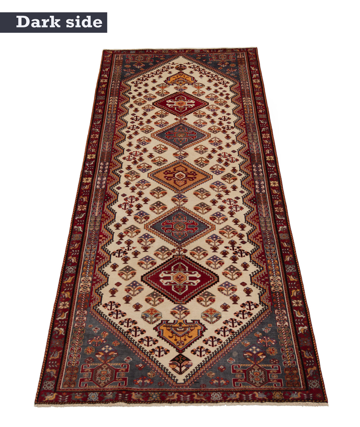 Alfombra persa Shiraz | 295 x 117 cm