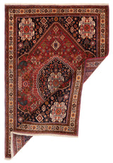 Alfombra persiana Shiraz | 159 x 107 cm