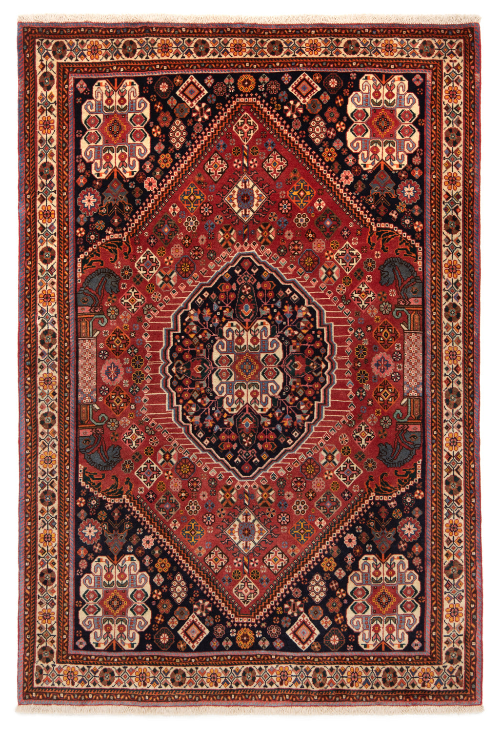 Alfombra persiana Shiraz | 159 x 107 cm