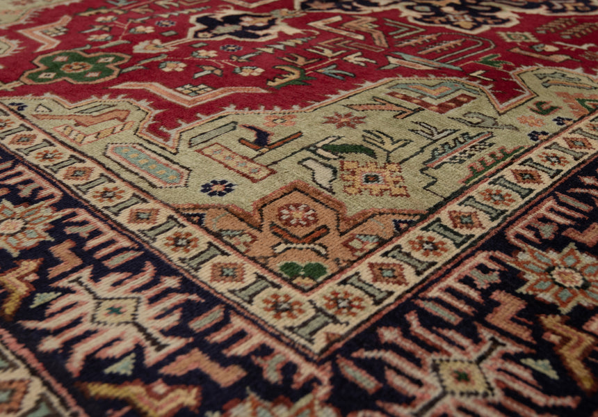 Alfombra persa Tabriz | 193 x 137 cm