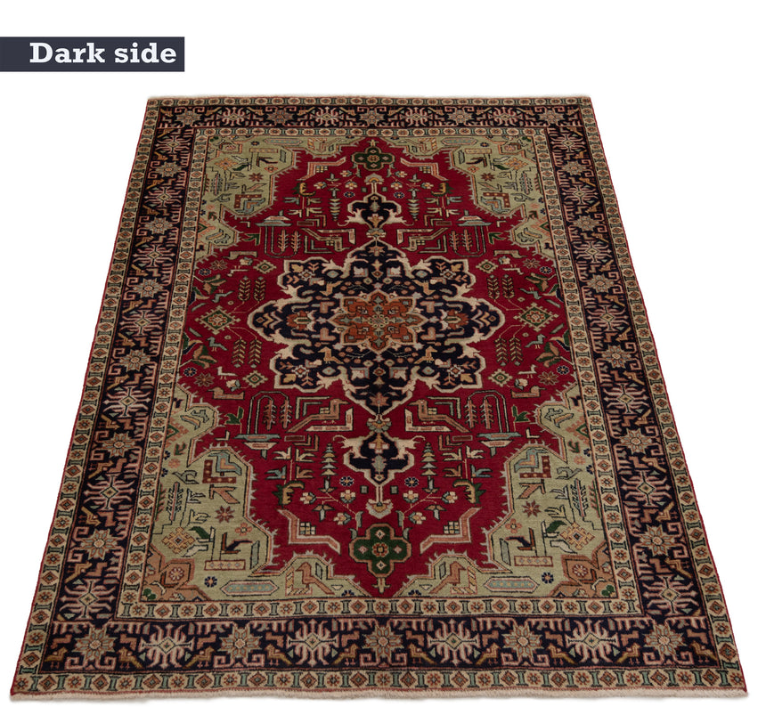 Alfombra persa Tabriz | 193 x 137 cm