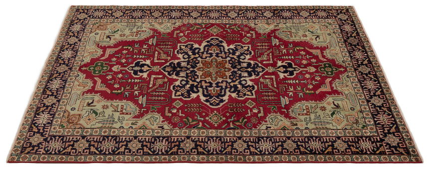 Alfombra persa Tabriz | 193 x 137 cm