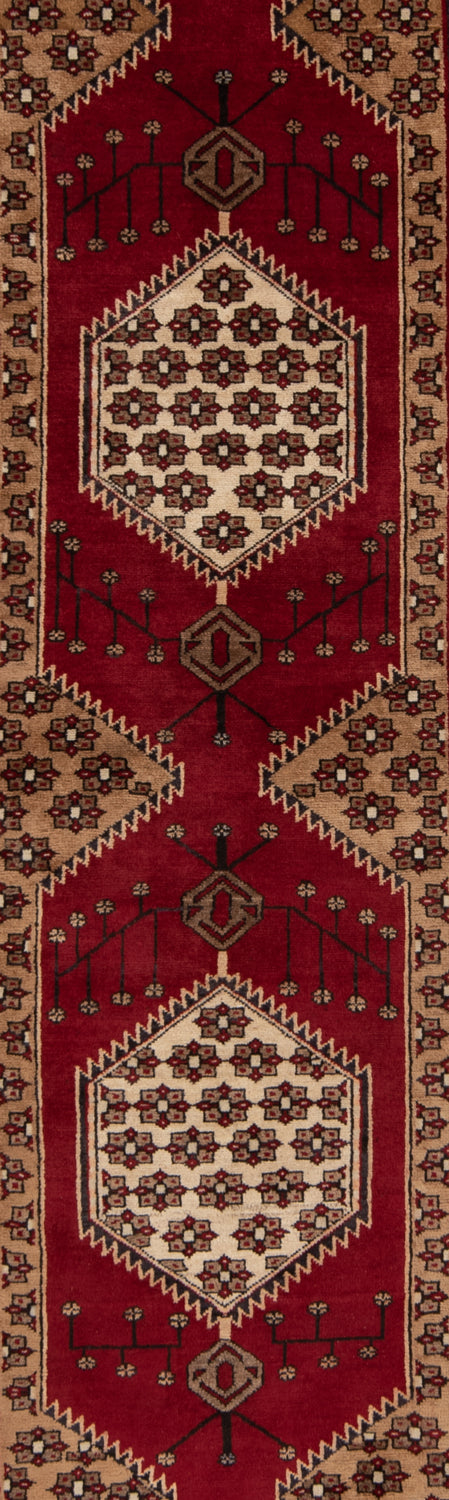 Alfombra persa Hamedan | 398 x 107 cm