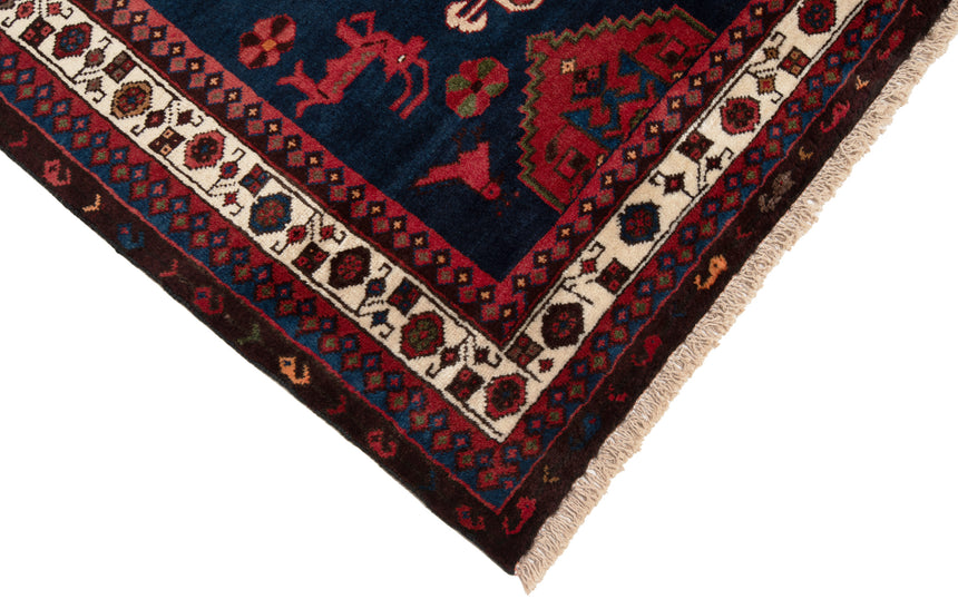 Alfombra persa Hamedan Saveh | 385 x 150 cm