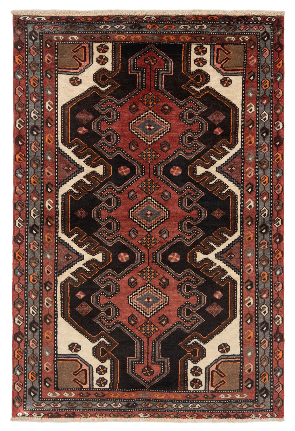 Alfombra persa Hamedan Saveh | 155 x 105 cm