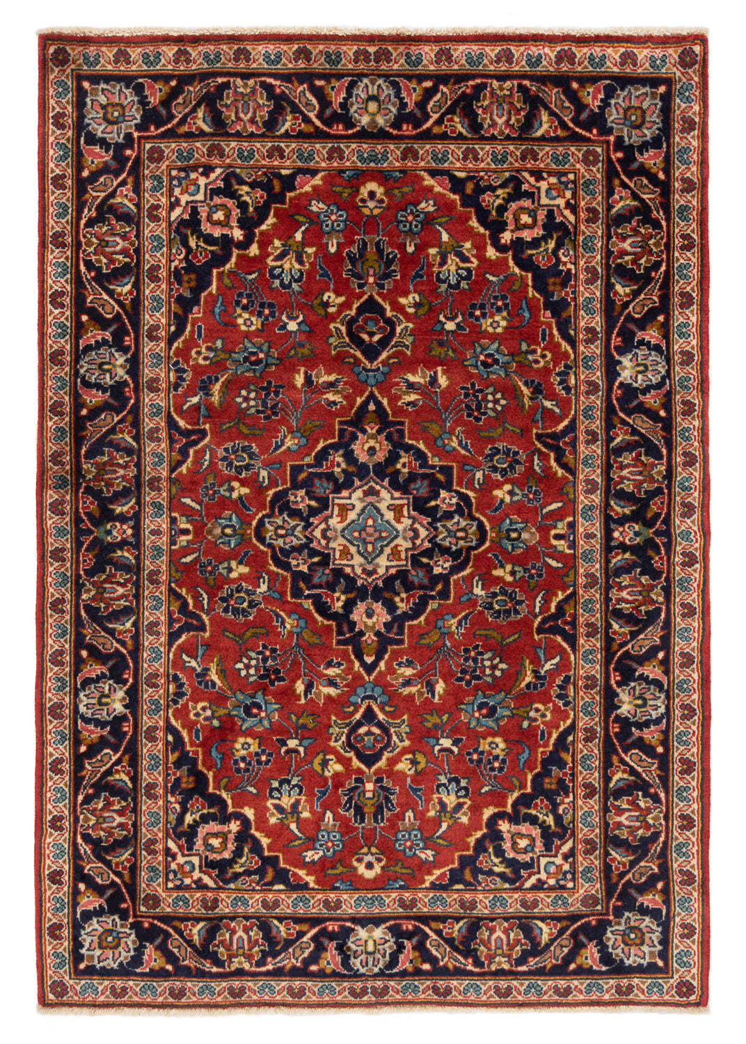 Alfombra persiana Kashan | 142 x 100 cm