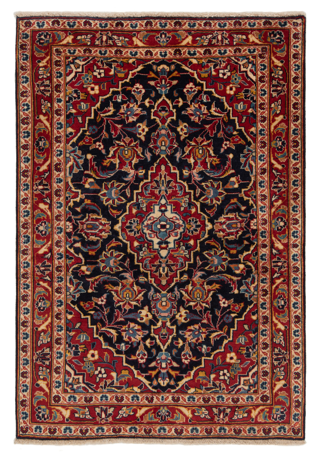 Alfombra persiana Kashan | 145 x 100 cm