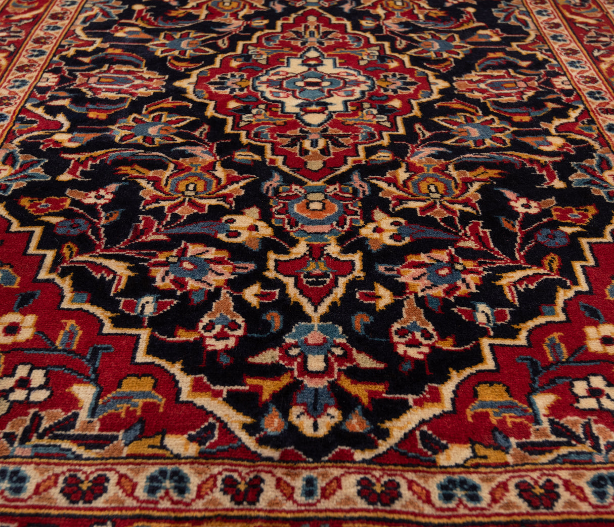 Alfombra persa Kashan | 145 x 100 cm