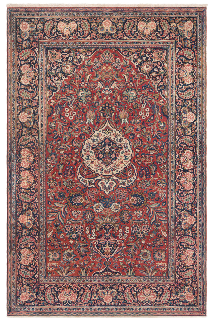 Alfombra persa Kashan | 205 x 133 cm