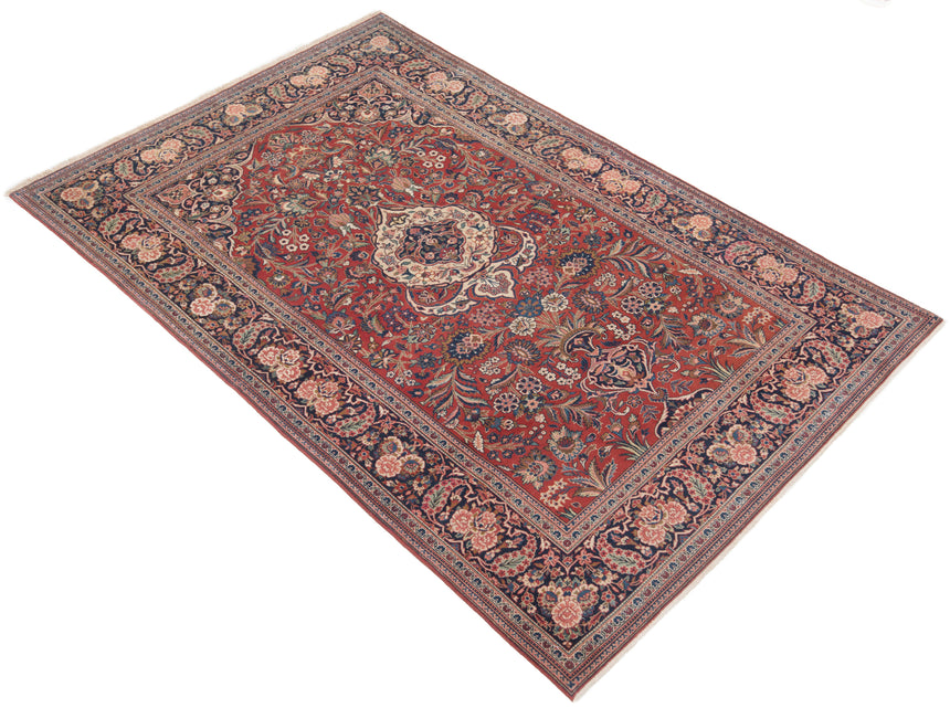 Alfombra persa Kashan | 205 x 133 cm