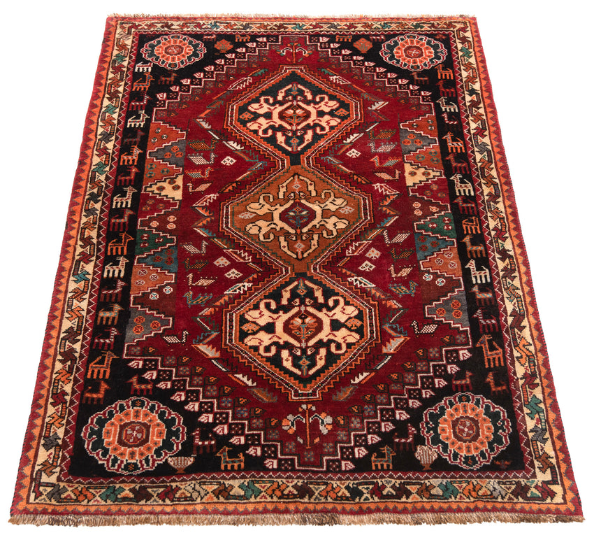 Alfombra persa Shiraz | 165 x 115 cm
