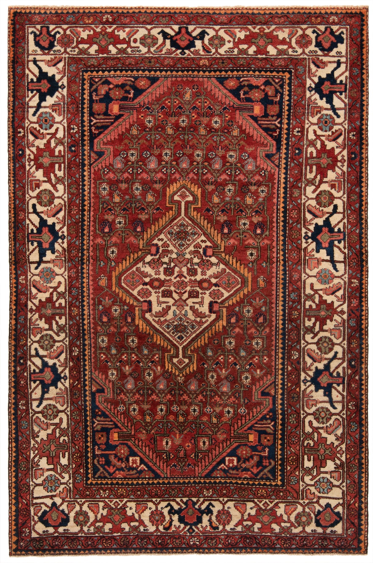 Carpetes persas Hamedan | 200 x 133 cm