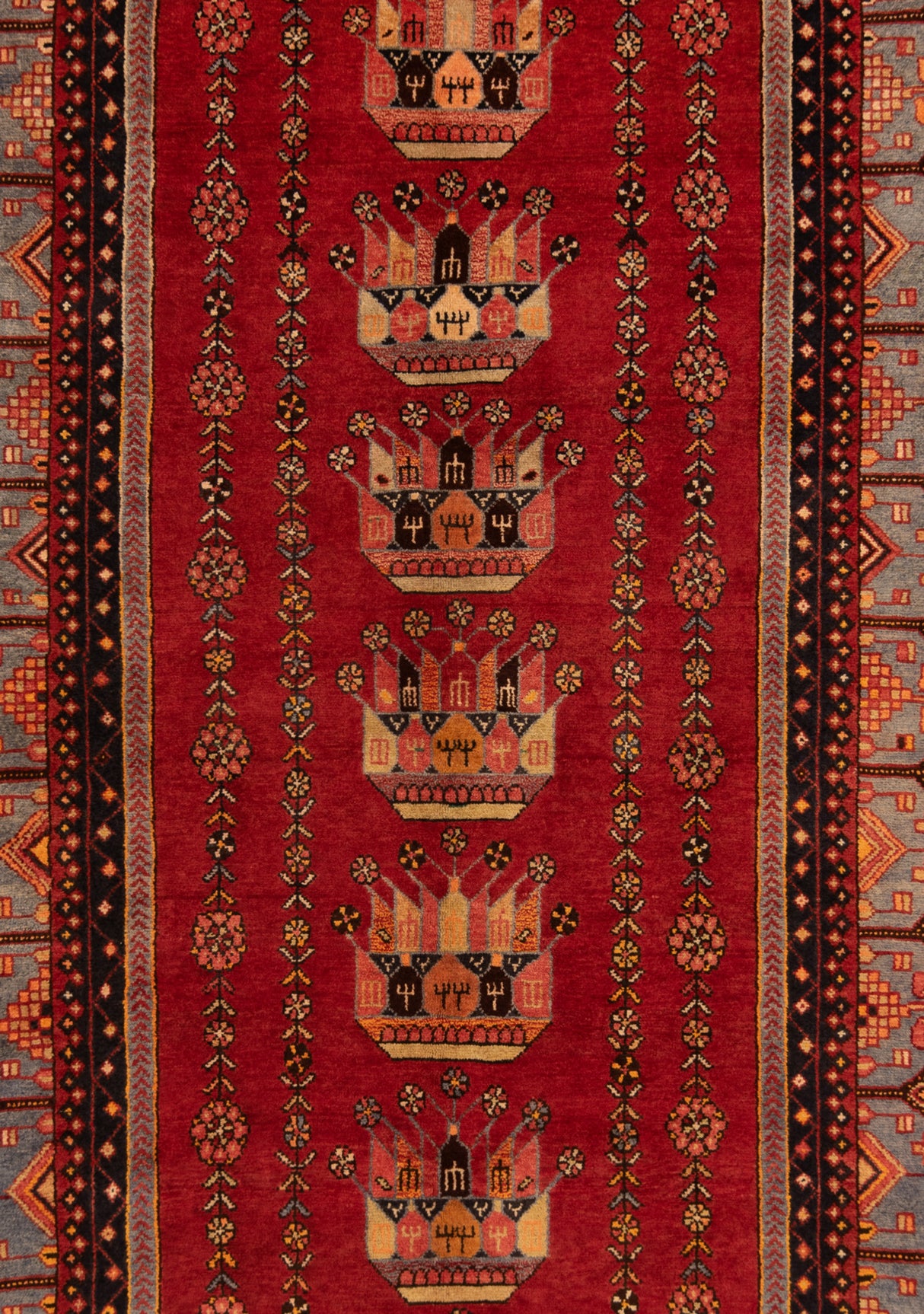 Alfombra persa Hamedan | 283 x 145 cm