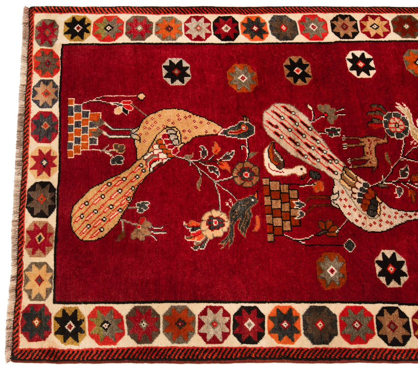 Alfombra persa Shiraz Ghashghai | 195 x 114 cm