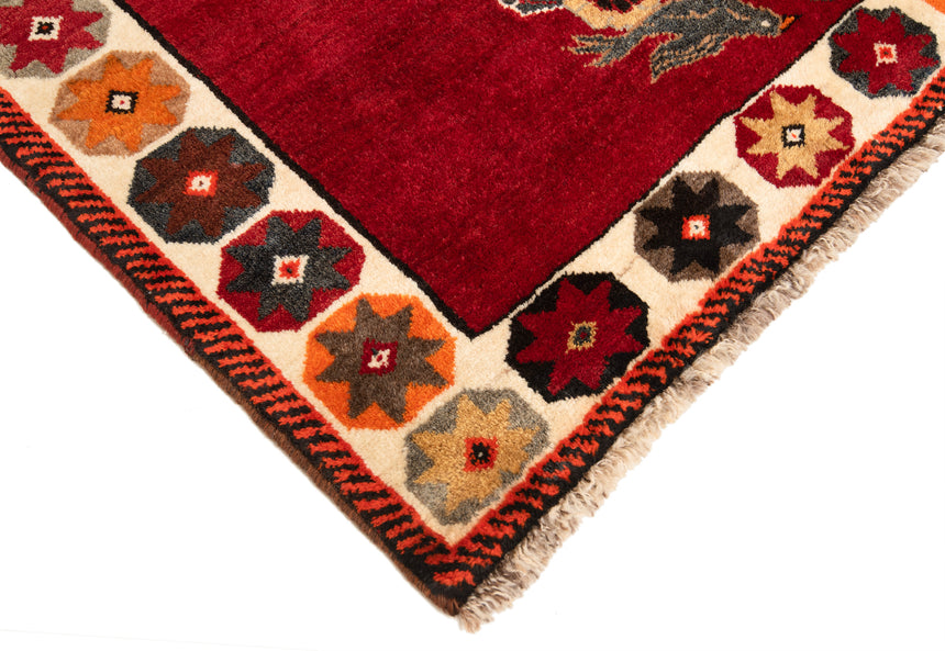 Alfombra persa Shiraz Ghashghai | 195 x 114 cm