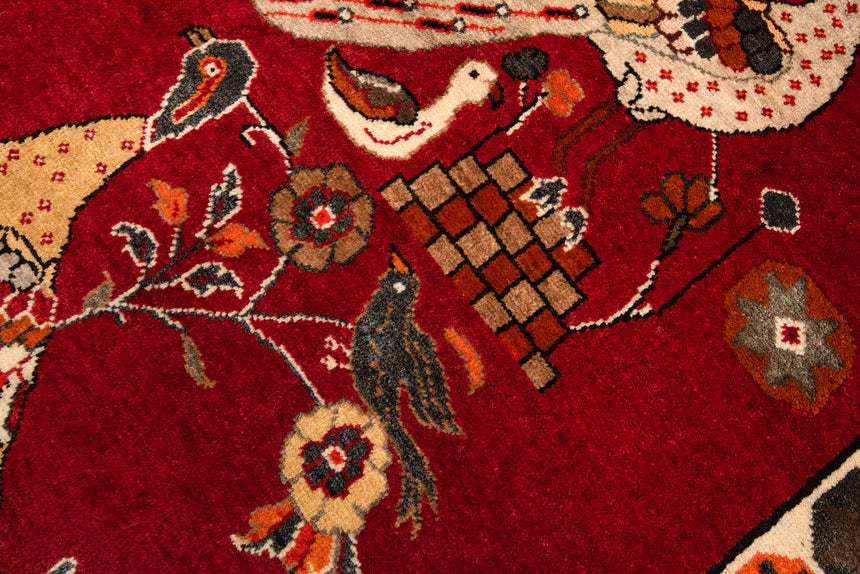 Alfombra persa Shiraz Ghashghai | 195 x 114 cm