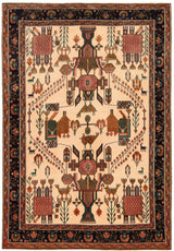 Carpetes persas servem Afshar | 222 x 154 cm