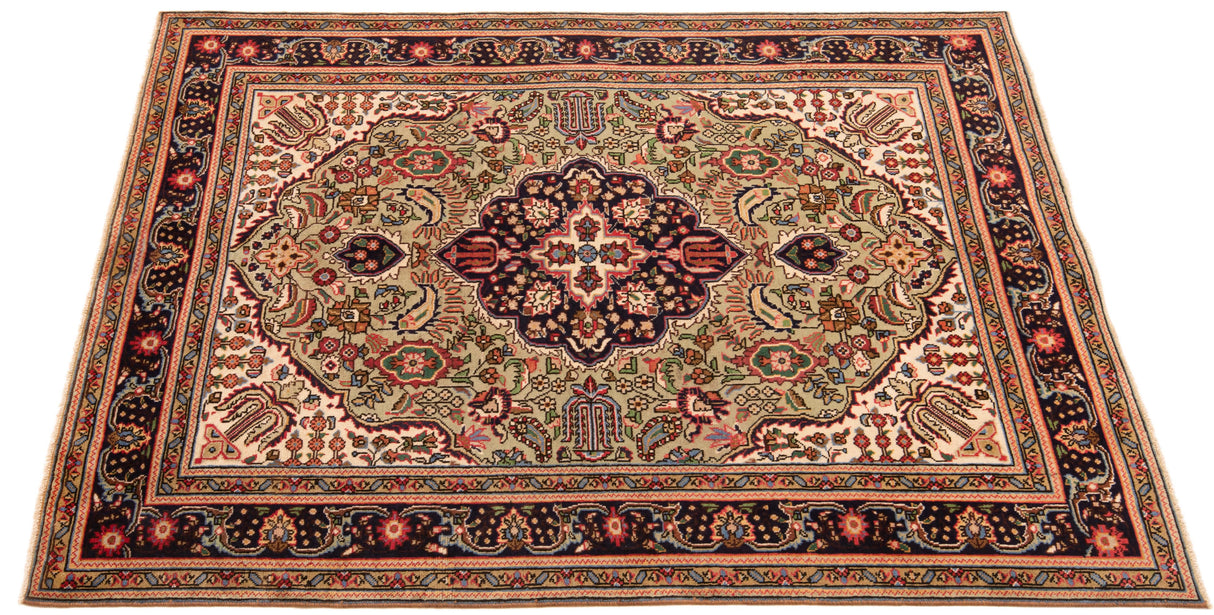 Tabriz do tapete persa | 208 x 153 cm