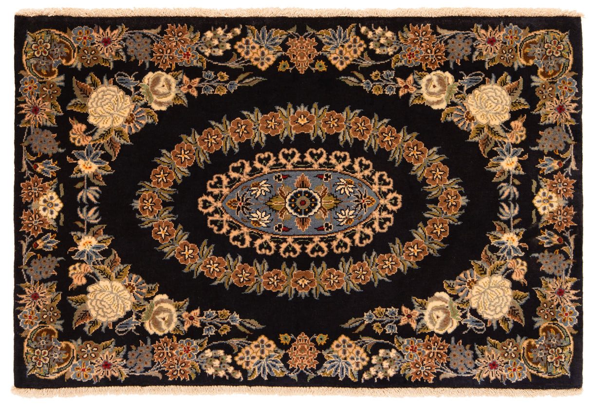 Alfombra persa Kashan | 104 x 66 cm