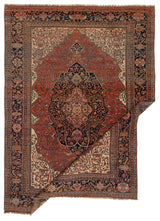 Sarough de tapete antigo Farahan | 360 x 263 cm