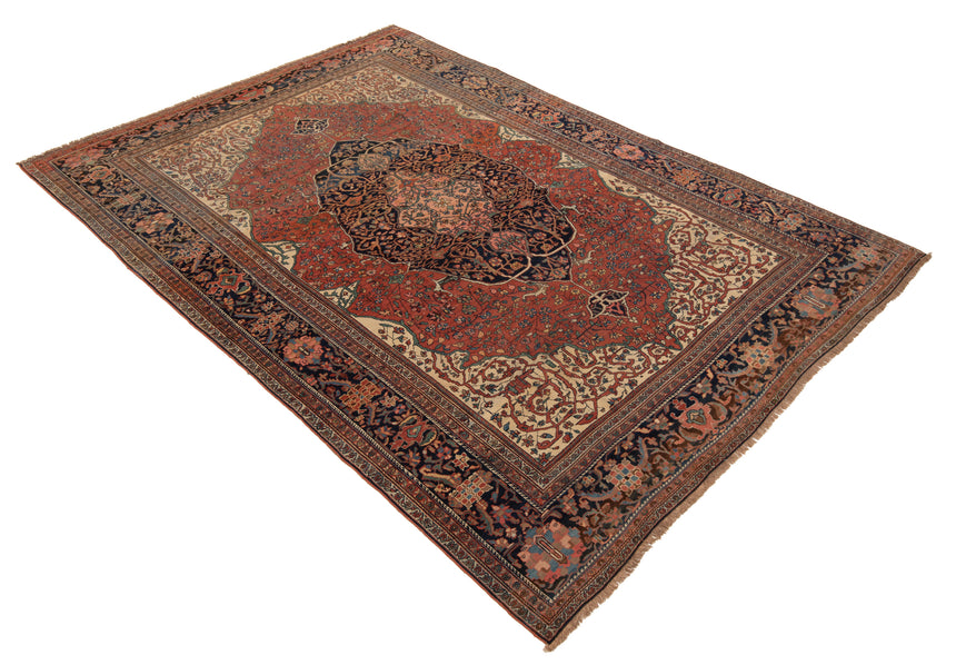 Alfombra antigua Sarough Farahan | 360 x 263 cm