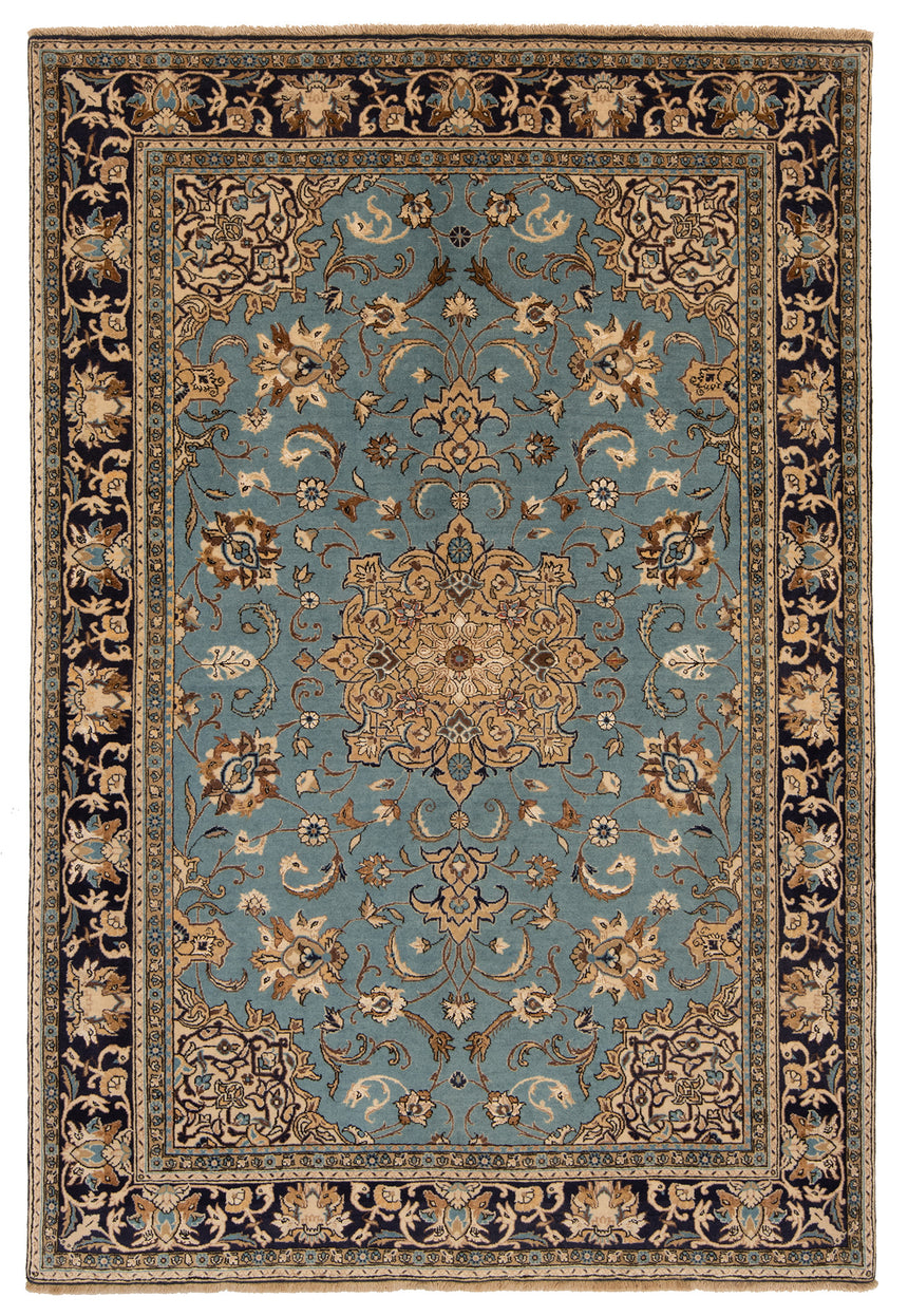 Alfombra Persa Qom | 208 x 141 cm