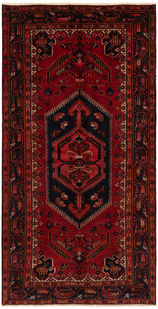 Alfombra persa Hamedan | 278 x 143 cm