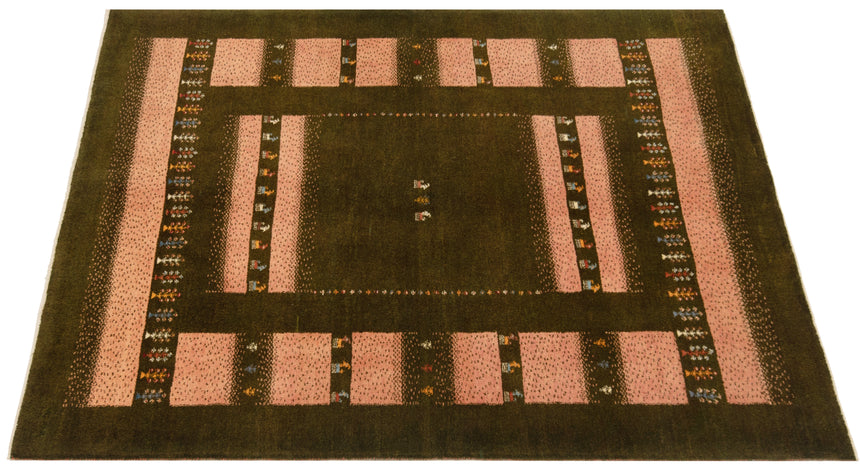 Alfombra persa Gabbeh | 196 x 152 cm