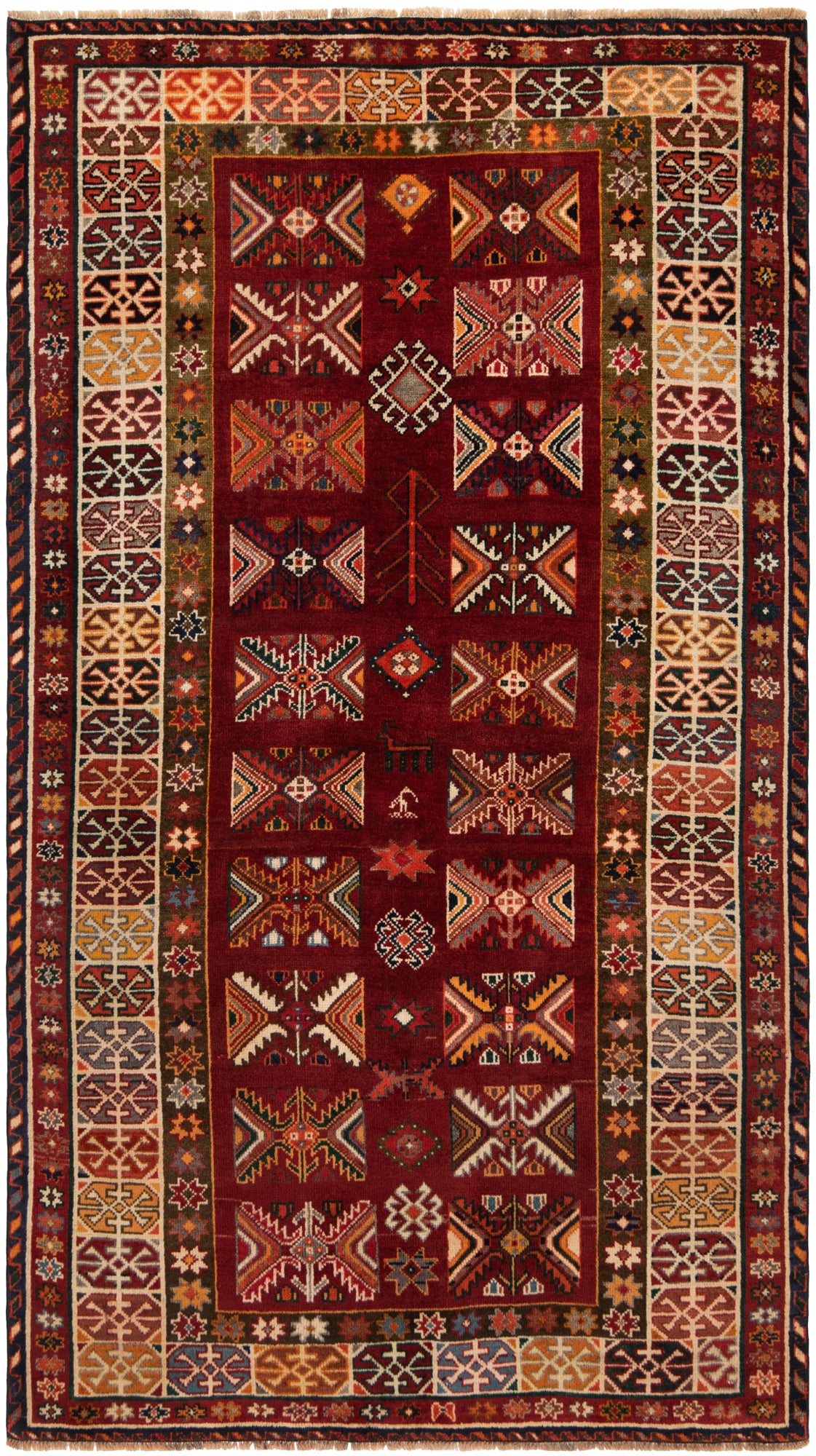 Alfombra Persa Shiraz | 233 x 133 cm