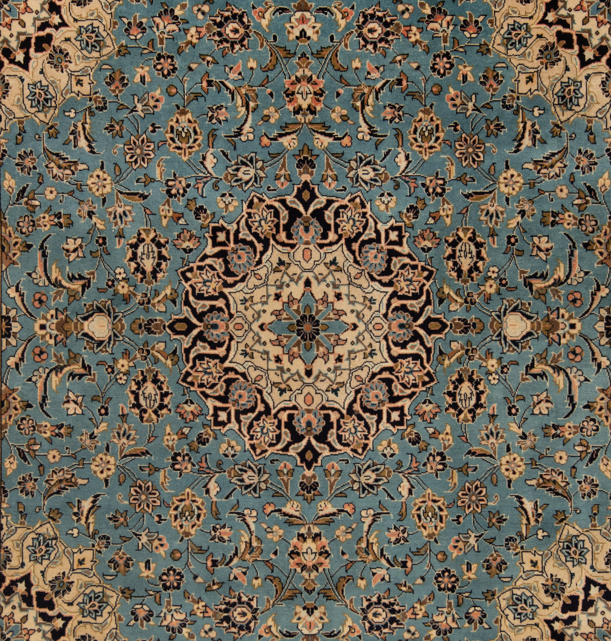 Alfombra persa Kashan | 253 x 244 cm