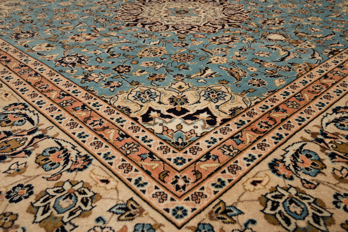 Alfombra persa Kashan | 253 x 244 cm