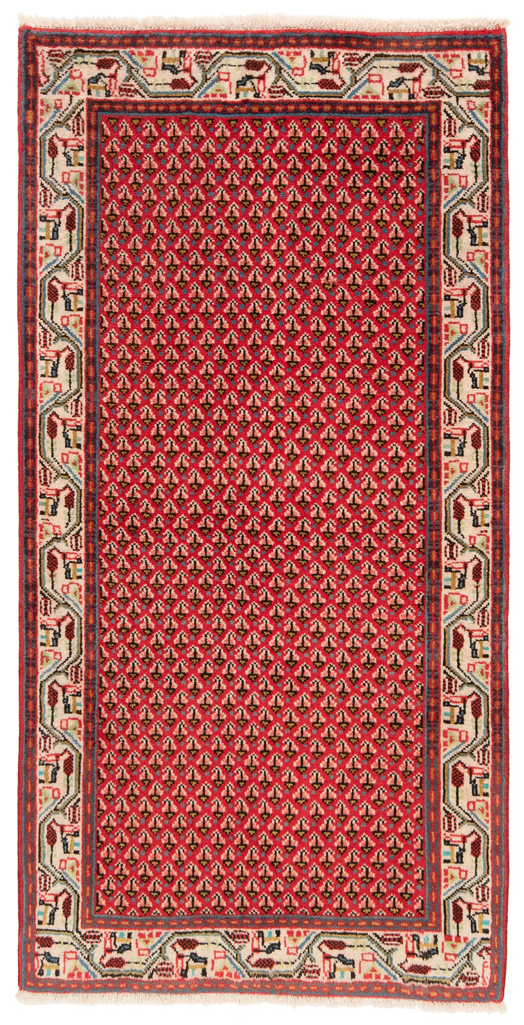 Alfombra persa Sarough | 132 x 68 cm