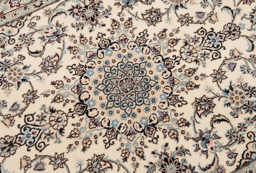 Alfombra Persa Nain 9La | 209 x 129 cm