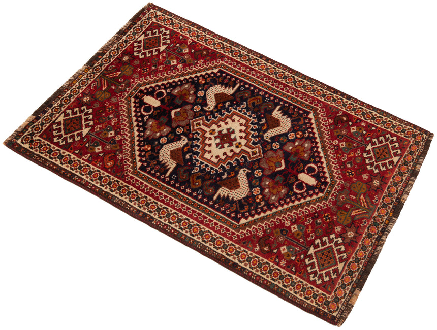 Alfombra persa Shiraz Ghashghai | 118 x 80 cm