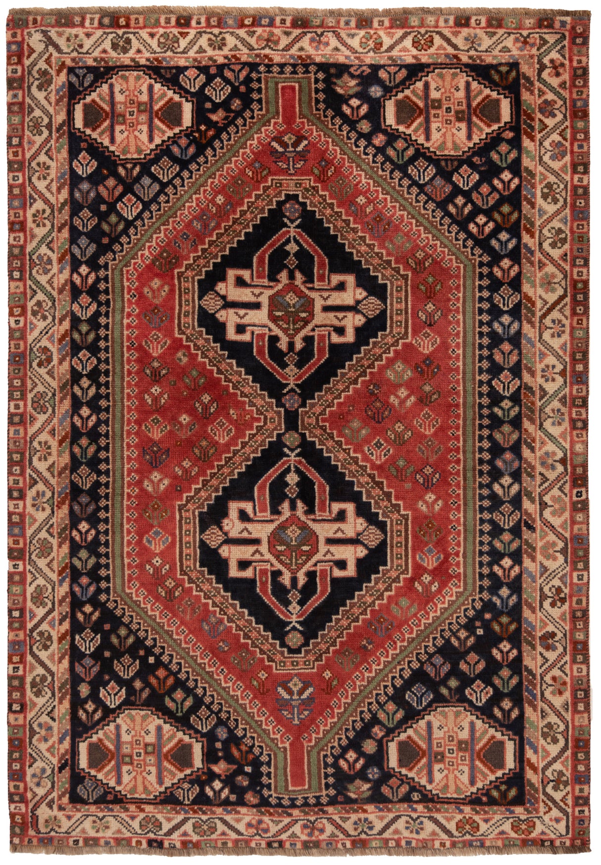 Alfombra persa Shiraz | 173 x 120 cm