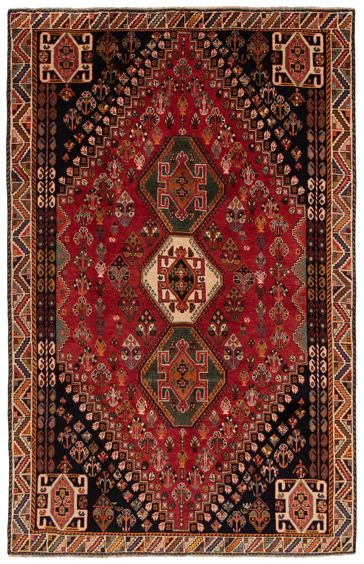 Alfombra persa Shiraz | 265 x 169 cm