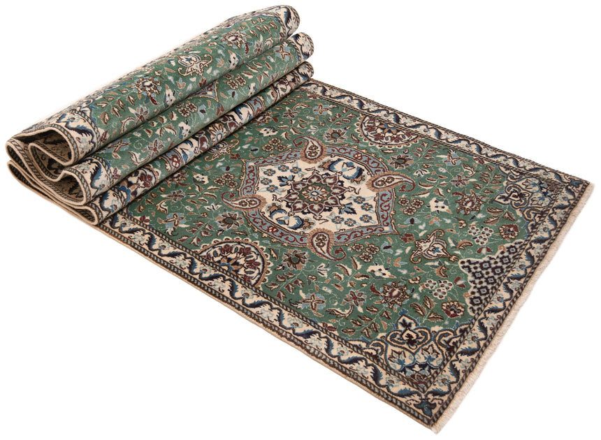 Alfombra Persa Nain 9La | 370 x 93 cm