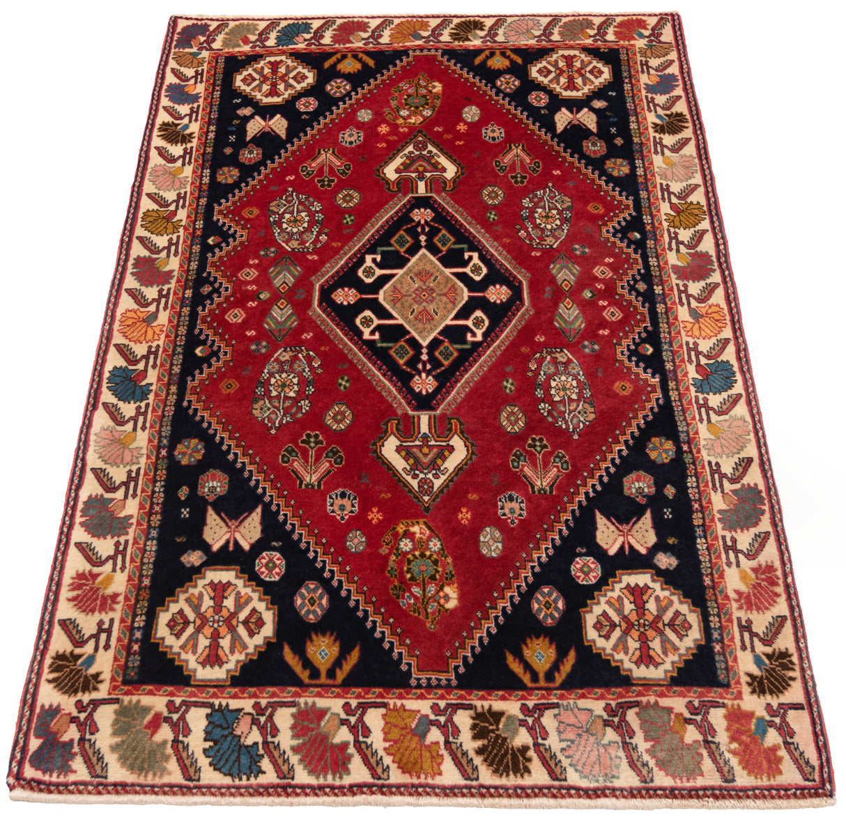 Alfombra persa Shiraz Khashquli | 158 x 100 cm