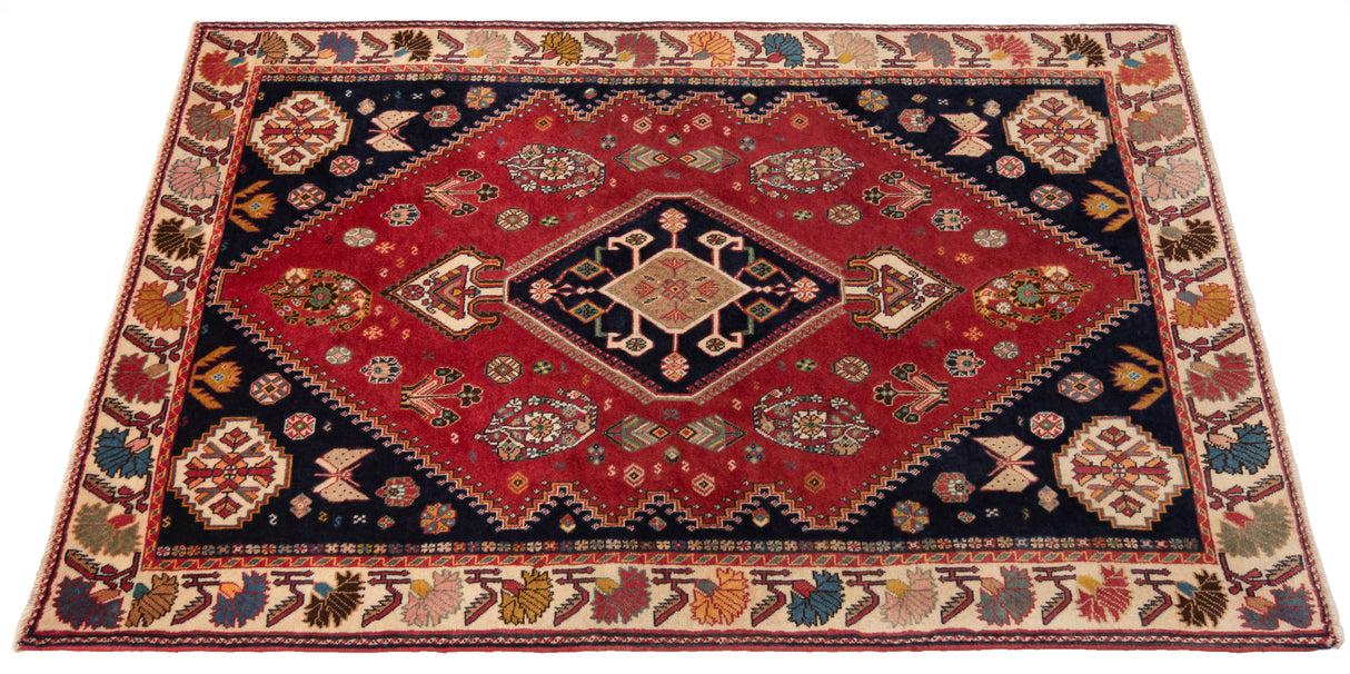 Alfombra persa Shiraz Khashquli | 158 x 100 cm