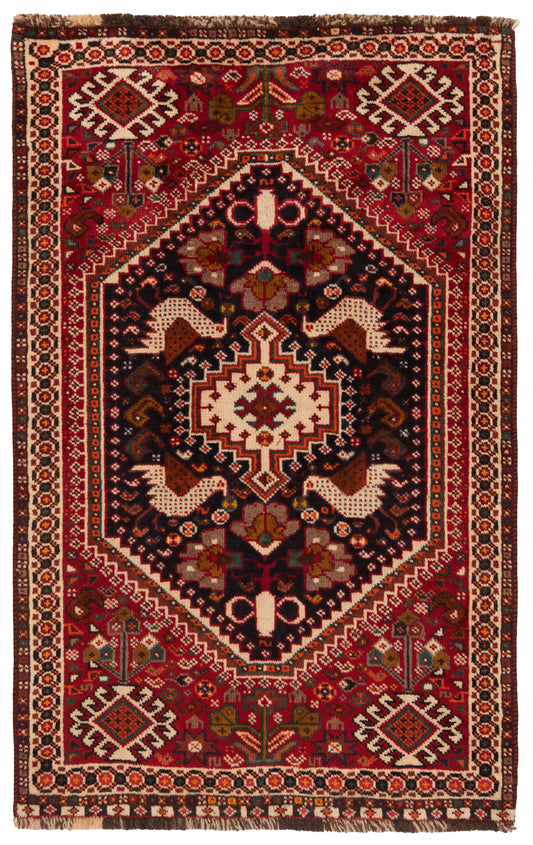 Alfombra persa Shiraz | 128 x 80 cm