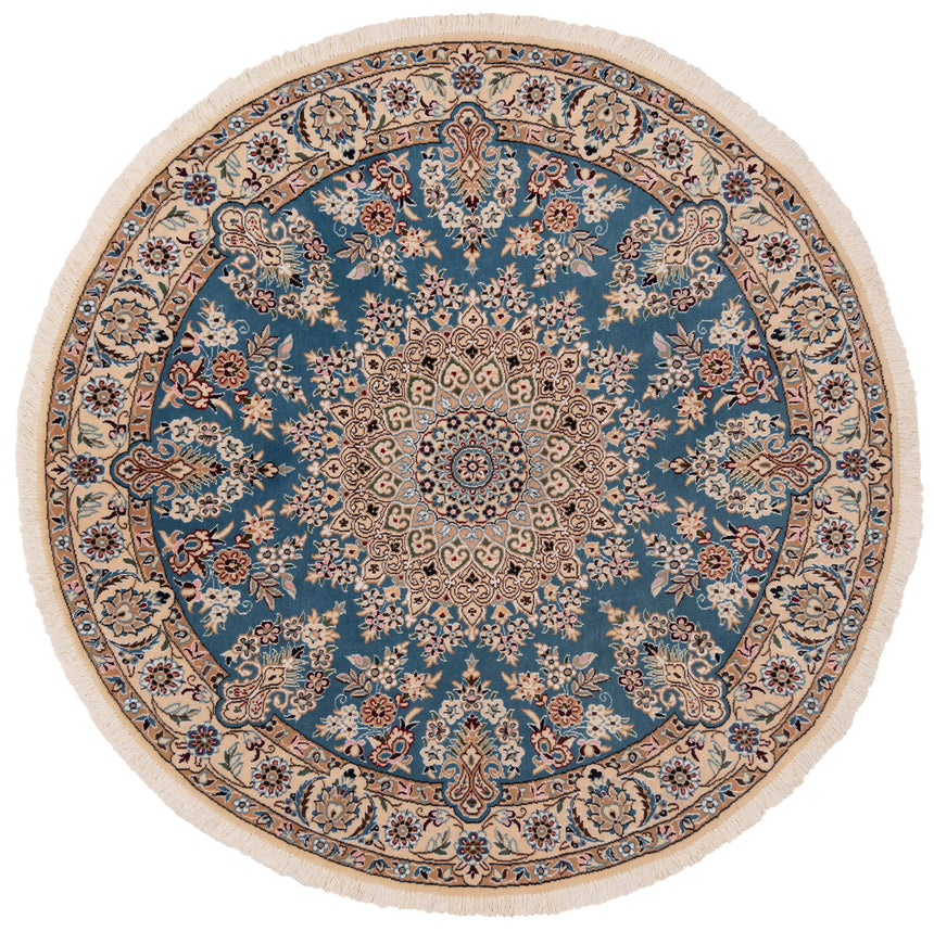 Alfombra Persa Nain 9La | 143 x 143 cm